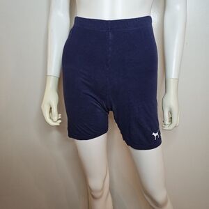 PINK Victoria's Secret Navy Blue Athletic Yoga Shorts Size XS 95% Cotton